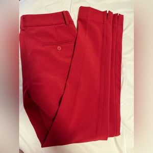 Brand new red office pants